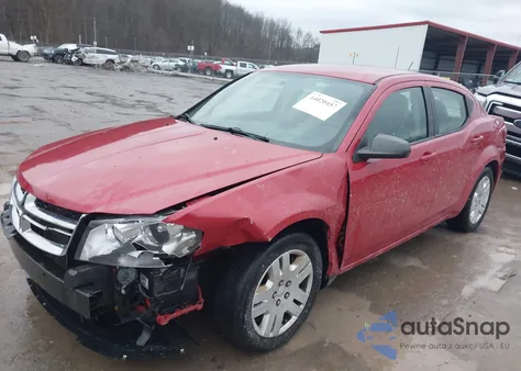 2013 Dodge Avenger Se z USA, uszkodzony, nr VIN 1C3CDZAB0DN752526